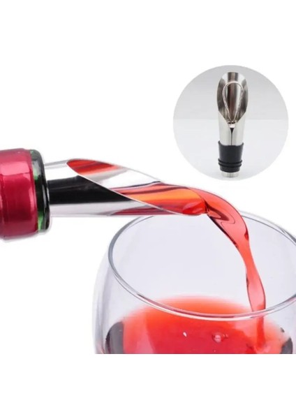 2 In 1 Paslanmaz Çelik Kırmızı Şarap Tıpa Şarap Şişe Tıpaları Huni Dökücü Şarap Şişesi Dökücü Araçları Şarap Açıcı Bar Gadget Dökün (Yurt Dışından)