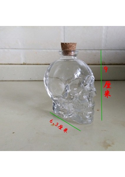 80ML Tarzı Likör Dekantörleri Kafatası Şişesi Yaratıcı Viski Şişeleri Çok Amaçlı Şarap Sürahi Sürahi Tıpalı Şarap Aksesuarları (Yurt Dışından)