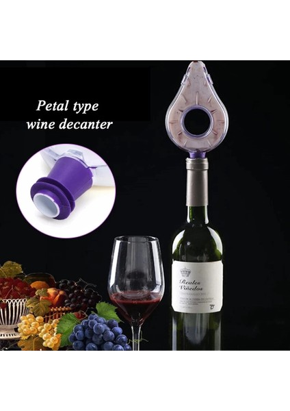 30ML Stili Mini Kırmızı Şarap Havalandırıcı Filtre Sihirli Decanter Esansiyel Şarap Hızlı Havalandırıcı Şarap Haznesi Filtre Seti Şarap Temel Ekipmanları (Yurt Dışından)