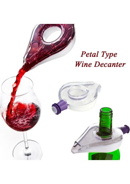 30ML Stili Mini Kırmızı Şarap Havalandırıcı Filtre Sihirli Decanter Esansiyel Şarap Hızlı Havalandırıcı Şarap Haznesi Filtre Seti Şarap Temel Ekipmanları (Yurt Dışından)