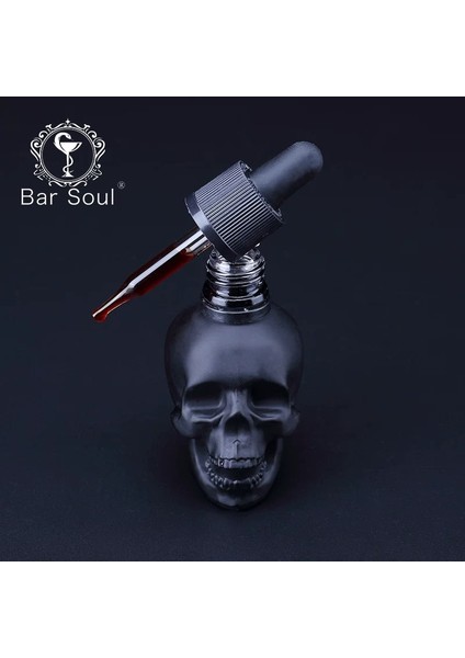 120ML Tarzı Bar Soul Skull Acı Şişe 30ML 60ML 120ML Yaratıcı Kokteyl Damlayan Şişe Profesyonel Barmen Araçları Bar Araçları (Yurt Dışından)
