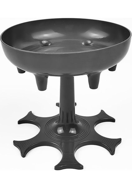 Siyah Stil Likör Dispenseri 6 Shot Cam Kokteyl Şarap Bira Bar Düğün Ev Partisi Için Hızlı Dolum Aracı Içme Sıvısı Dökme Eserdir (Yurt Dışından)