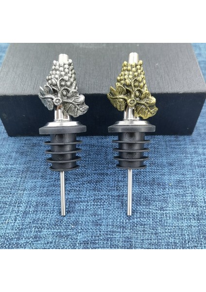 Teneke Rengi Üzüm Tarzı Üzüm Şekli Paslanmaz Çelik Şarap Likörü Dökücüler Konik Borulu Yağ Dispenseri Şişe Dökülen Musluklar Likör, Sirke, Şurup Zeytin (Yurt Dışından) fırsatları