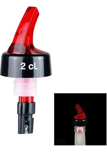 20ML Rastgele Renk Stili ml Viski Likör Yağı Şarap Şişesi Dökücü Kapağı Bacalı Tıpa Ağız Dağıtıcı Barmen Mutfak Bar Araçları Rastgele Renk (Yurt Dışından) fırsatları