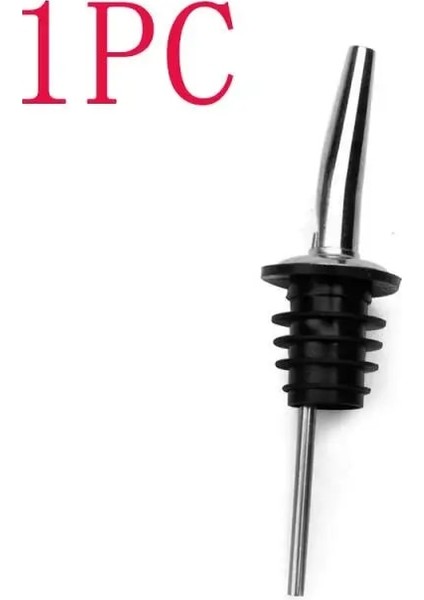 1 Adet Tarzı Paslanmaz Çelik Stoper Şişe Şarap Zeytinyağı Dökücü Dispenser Bacalı Şişe Dökücü Stoper Şişe Bar Aksesuarları Için (Yurt Dışından)