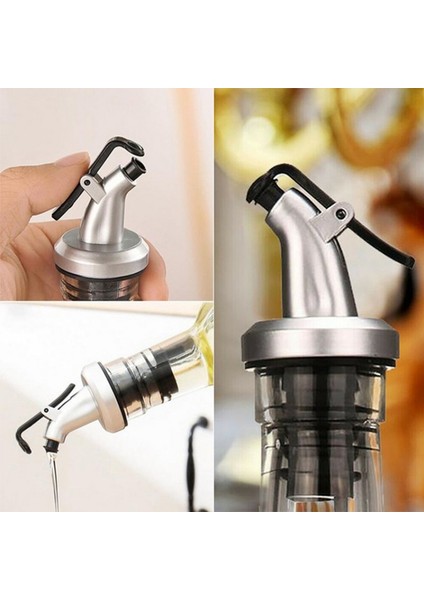 2 Adet Tarzı Şarap Aksesuarları Zeytinyağı Püskürtücü Likör Dağıtıcı Şarap Dökücüler Flip Top Şarap Şişesi Tıpası Mutfak Bar Araçları Bar Aksesuarları (Yurt Dışından)