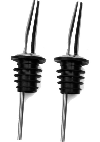 2 Adet Tarzı Paslanmaz Çelik Klasik Konik Borulu Şarap Dökücü Alkol Likör Muslukları Şişe Dispenseri Şarap Şişesi Tıpası Şarap Aksesuarları (Yurt Dışından)