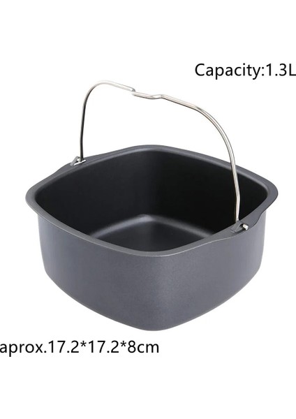 Tepsi Stili Hava Fritöz Elektrikli Fritöz Aksesuar 1.3l Yapışmaz Pişirme Bulaşık Kavurma Teneke Tepsi HD9220 HD9225 HD9232 HD9233 HD9641 (Yurt Dışından)