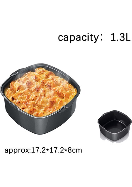 Tepsi Stili Hava Fritöz Elektrikli Fritöz Aksesuar 1.3l Yapışmaz Pişirme Bulaşık Kavurma Teneke Tepsi HD9220 HD9225 HD9232 HD9233 HD9641 (Yurt Dışından) fiyatları