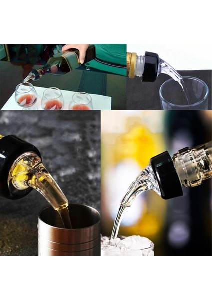 Siyah 30ML Tarzı Sıcak Yeni 30ML Ölçülü Şişe Shot Stoper Pourer Dispenser Viski Şarap Likör Bar Ev Mutfak Alkol Şarap Kokteyl Dispenseri (Yurt Dışından) fırsatları