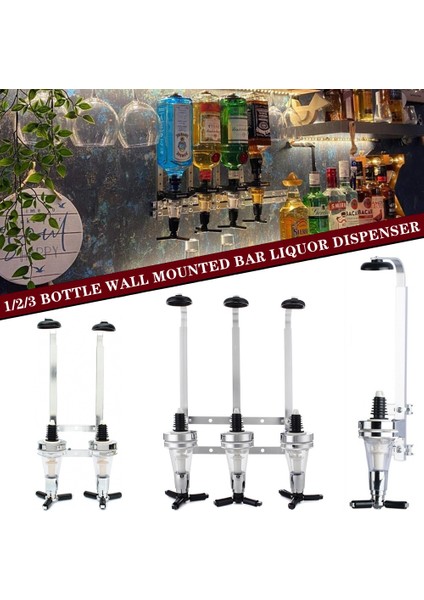 2 Şişe Stili Bar Içecek Likör Dispenseri Duvara Monte Kokteyl Çalkalayıcı Standı Şarap Bira Alkol Sebili Kokteyl Alkol Bölücü (Yurt Dışından) modelleri