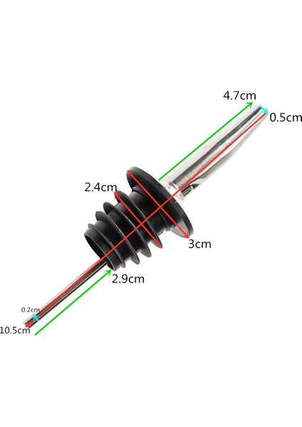 4 Adet Siyah Stil Et Şarap Şişesi Dökücü Tıpa Paslanmaz Çelik Şarap Likörü Ruh Dökücü Serbest Akış Şarap Şişesi Dökme Bacalı Durdurucu Bar Aracı (Yurt Dışından) modelleri