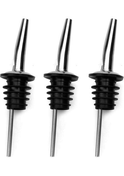 3 Adet Tarzı Gıda Sınıfı Paslanmaz Çelik Likör Ruhu Şarap Dökücü Akış Şarap Şişesi Dökün Bacalı Stoper Barware Mutfak Bar Aksesuarları (Yurt Dışından)