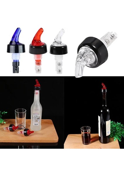 10ML Rastgele Renk Stili ml Likör Ruhu Nip Tedbir Şarap Shot Pourer Şişe Dağıtıcı Barware Kantitatif Şarap Dökücü Bar Barmenlik Aksesuarları (Yurt Dışından)