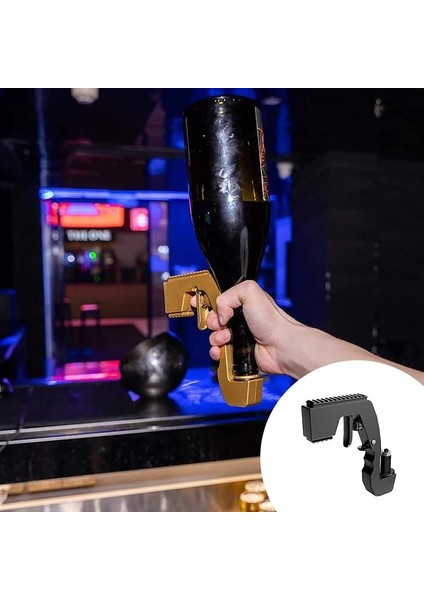 C Stili Şampanya Şarap Püskürtücü Fışkırtma Tabancası Şişe Bira Vakum Tıpa Ateşi Içme Itici Besleme Partisi Club Bar Oyun Mutfak Makinesi (Yurt Dışından) fırsatları