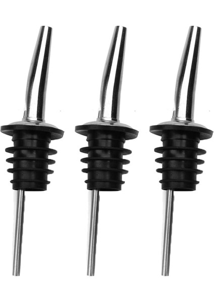 3 Adet Tarzı Paslanmaz Çelik Zeytinyağı Şarap Şişesi Tıpası Dökücü Dağıtıcı Şarap Ağzı Likör Ruhu Cam Kapak Akış Yağı Şişesi Dökme Bacalı (Yurt Dışından)