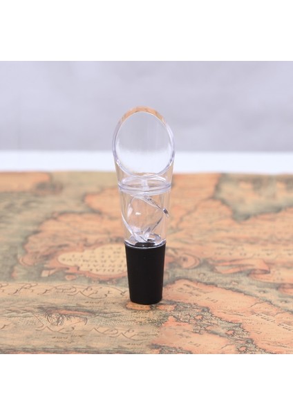 Mini Kırmızı Şarap Havalandırıcı Hızlı 360 Derece Dönen Şarap Dökücü Dekantör Kapağı Şişeler Bar Aksesuarı Için (Yurt Dışından) fiyatları