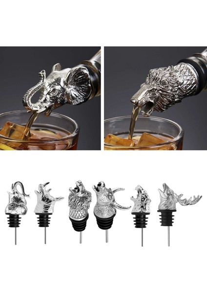 Bubalus Tarzı Hayvan Başı-Şarap Dökücü Bacalı, Bar Aletleri Geyik Için Şarap Şişesi Tıpası (Yurt Dışından) fiyatları