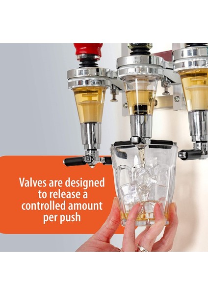 45ML Kafa Stili Bar Içecek Likör Dispenseri Duvara Monte Kokteyl Çalkalayıcı Standı Şarap Bira Alkol Sebili Kokteyl Alkol Bölücü (Yurt Dışından) indirimleri