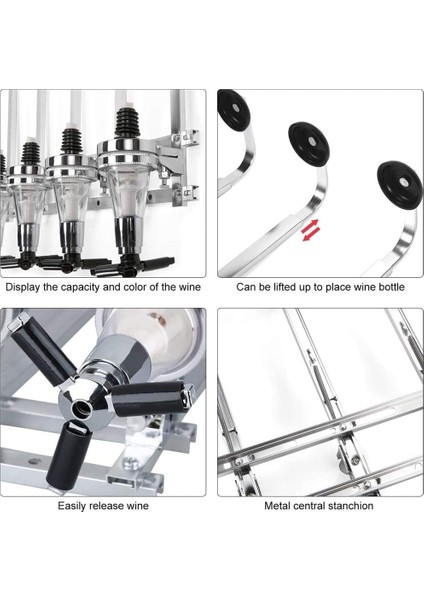 25ML Kafa Stili Şişe Likör Dispenseri Duvara Monte Kokteyl Çalkalayıcı Standı Şarap Bira Alkol Bar Içecek Dispenseri Kokteyl Alkol Bölücü (Yurt Dışından) fiyatları