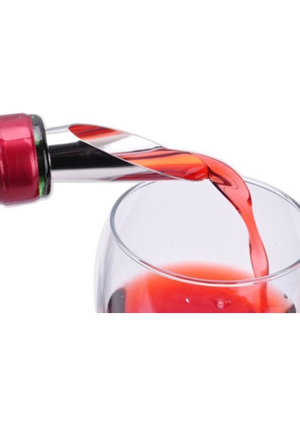 Gümüş Tarzı 1 Adet Nitelikli Pratiklik Likör Ruhu Dökücü Akış Şarap Şişesi Dökün Bacalı Stoper Paslanmaz Çelik Kap Kırmızı Şarap Stoperi (Yurt Dışından) modelleri