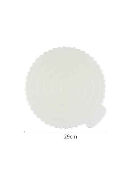 10 Inç Tarzı Kek Araçları Aksesuarları Yeniden Kullanılabilir Kek Panoları Yuvarlak Mousse Kek Panoları Düğün Parti Doğum Günü Cupcake Tatlı Için Tepsi 4- (Yurt Dışından)