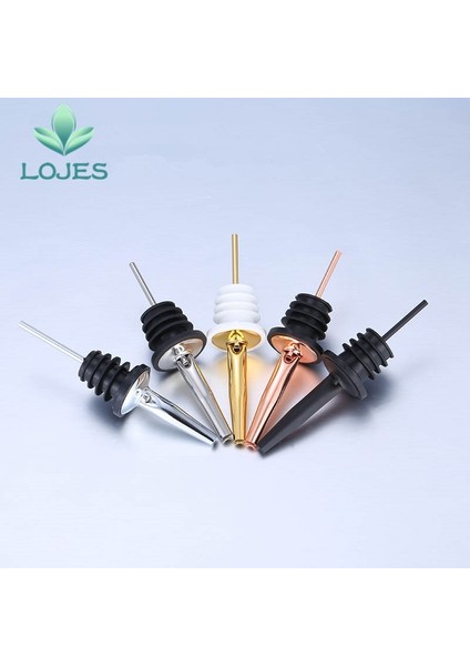 4 Adet Siyah Stil Paslanmaz Çelik Viski Likör Yağı Şarap Şişesi Dökücü Kapağı Bacalı Stoper Ağız Dağıtıcı Barmen Ev Barı Parti Aksesuarları (Yurt Dışından) fırsatları