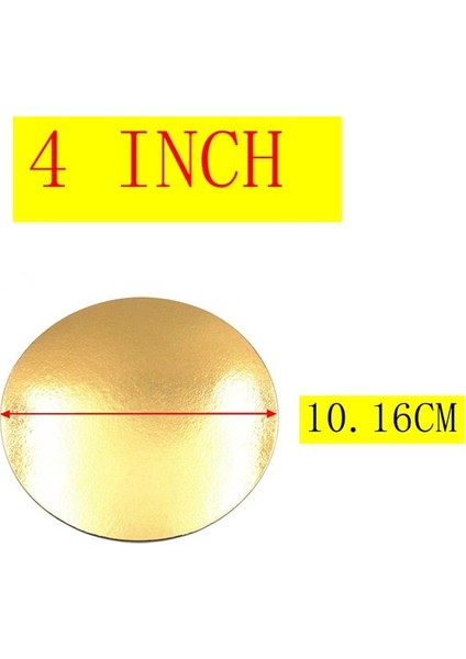 4 Altın Tarzı Thickne-10 Inch Altın Kare Yuvarlak Kek Mat Kağıt Panoları Cupcake Doğum Günü Pastası Standı Karton Liner (Yurt Dışından)