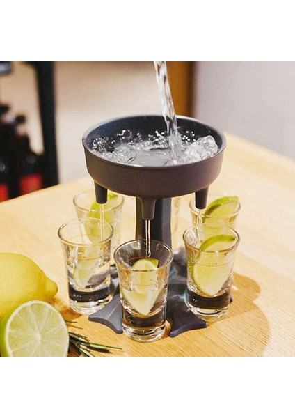 1 Adet Mavi Stil 6 Shot Cam Dispenseri ve Tutucu Şarap Viski Bira Dispenseri Raf Bar Aksesuarı Içme Partisi Oyunları Dispenser Içme Araçları (Yurt Dışından) indirimleri