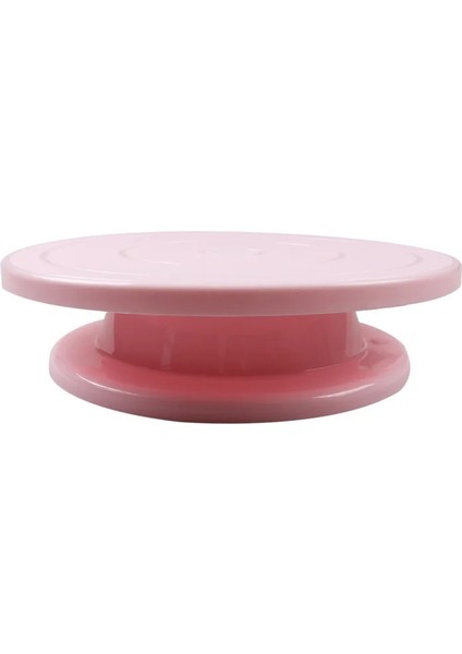 Pembe Tarzı 10 Inç Kek Döner Döner Kaymaz Yuvarlak Kek Standı Kek Dekorasyon Araçları Kek Döner Tabla Mutfak Dıy Pan Pişirme Araçları (Yurt Dışından)