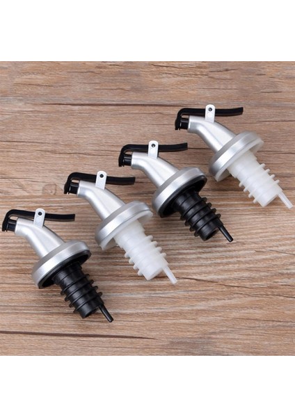 2 Adet Siyah Stil Zeytinyağı Püskürtücü Likör Dispenseri Abs Kilidi Şarap Dökücüler Flip Top Içecek Şarap Stoperi Sızdırmaz Meme Mutfak Aletleri (Yurt Dışından) modelleri