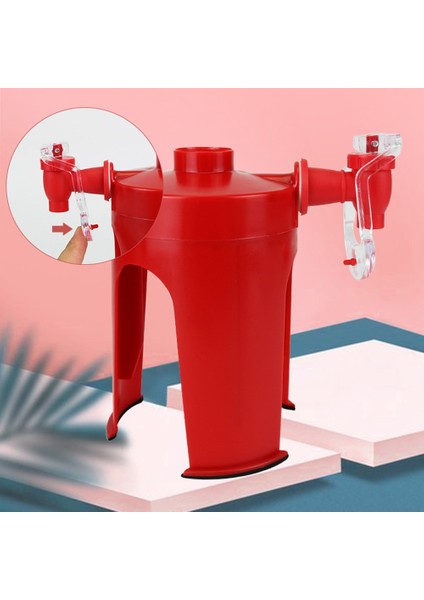Bir Stil Plastik Baş Aşağı Otomatik Içecek Dispenseri Kolu Basınçlı Çeşmeler Içme Makinesi Gadget Ev Partisi Bar Içecekler Için Tutucu (Yurt Dışından) indirimleri