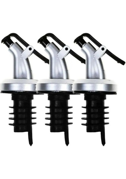 3 Adet Tarzı Zeytinyağı Püskürtücü Sirke Şişeleri Kilitli Fiş Contası Sızdırmaz Gıda Sınıfı Plastik Meme Püskürtücü Likör Dispenseri Mutfak Aletleri (Yurt Dışından)