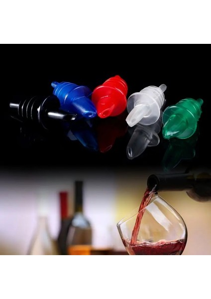 Siyah Stil Plastik Likör Şarap Şişesi Dökün Serbest Akış Dökücü Durdurucu Kokteyl Içecekleri S (Yurt Dışından) indirimleri