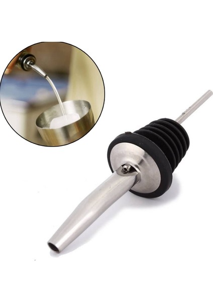 2 Adet Tarzı Adet Paslanmaz Çelik Şarap Zeytinyağı Akıtıcı Dağıtıcı Bacalı Cam Şişe Akıtıcı Kapak Bacalı Stoper Ağızlık Barmen (Yurt Dışından) indirimleri