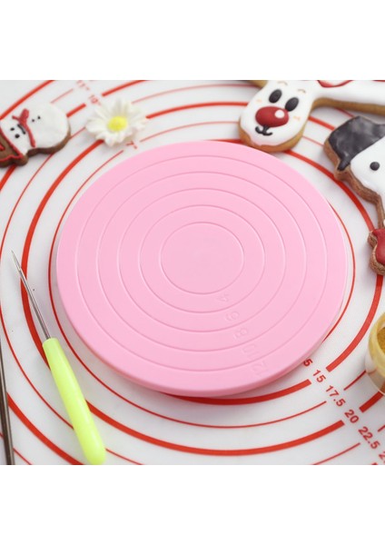 No.1 Tarzı 360 Derece 14CM Döner Döner Kek Pikap Mini Kek Kurabiye Dekorasyon Elegnt Elle Masa Kek Standı Kaymaz Taban (Yurt Dışından) modelleri