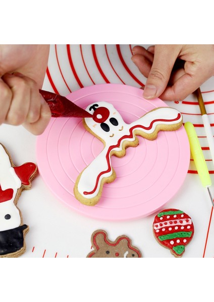 No.1 Tarzı 360 Derece 14CM Döner Döner Kek Pikap Mini Kek Kurabiye Dekorasyon Elegnt Elle Masa Kek Standı Kaymaz Taban (Yurt Dışından) indirimleri