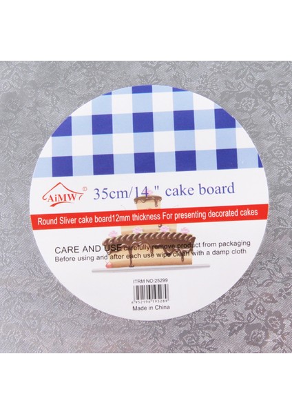 14 Inç Tarzı 5 Boyutları Yuvarlak Kek Ekran Kartı Standı Tutucu Güçlü Baz Düğün Doğum Günü Partisi Etkinlikleri Ev Fırın Kek Pişirme Araçları Bakeware (Yurt Dışından)