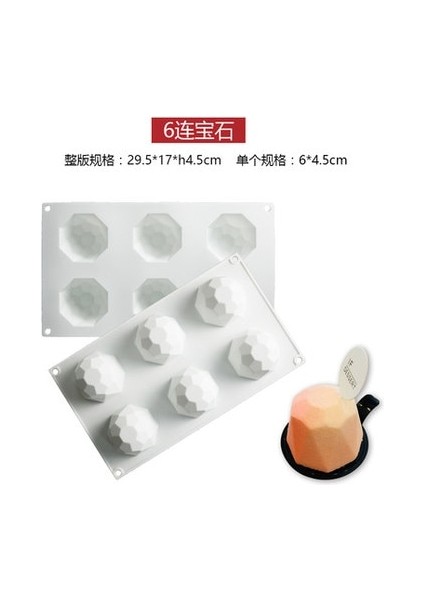 Çikolata Tarzı Yuvarlak Silikon Kalıplar Kek Dekorasyon Araçları Bakeware Fransız Tatlı Mousse Kek Kalıbı Pişirme Cupcake Silikon Mousse Kalıp (Yurt Dışından)