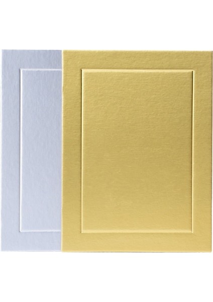 15X20CM Tarzı Yuvarlak Kare Mousse Kek Panoları Mat Gıda Sınıfı Kağıt Mutfak Pişirme Aksesuarları Altın Yeni Yıl Düğün Pastası Tepsi Tepsisi (Yurt Dışından) fırsatları