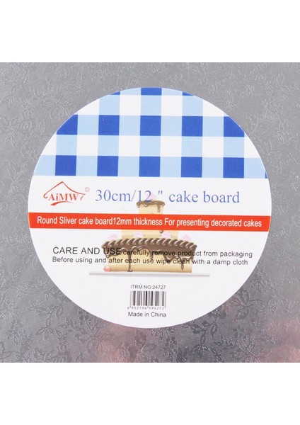 8 Inç Tarzı Uygun Haşlanma Önleyici Alüminyum Folyo Kek Hareketli Tepsi Mutfak Pişirme Aracı Mover Restoran Ekran Kek Sergi Masası (Yurt Dışından) fırsatları