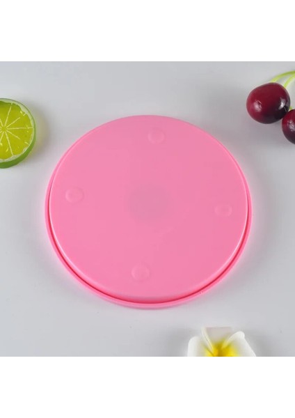 Pembe Tarzı Yuvarlak 360 Derece 14CM Mini Döner Döner Kek Döner Tabla Kek Kurabiye Dekorasyon Elegnt Elle Masa Kek Standı Kaymaz Taban (Yurt Dışından)