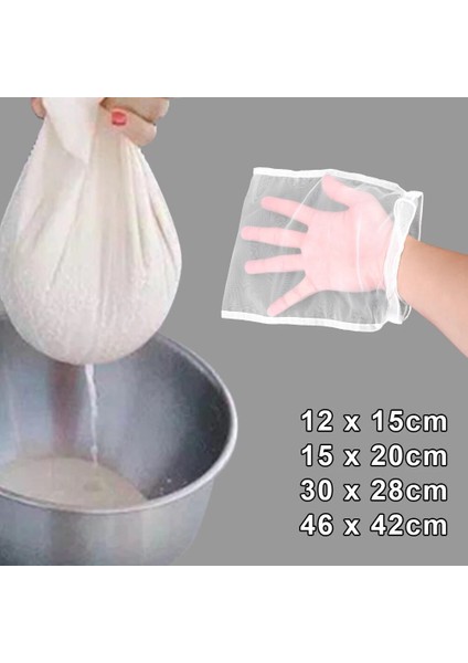 100 Mesh 30X28 cm Stili Yeniden Kullanılabilir Şarap Filtresi Sıvı Süt Meyve Suyu Kahve Çay Süzgeç Örgü Kumaş Naylon Net Çanta Mutfak Aletleri ve Aletler (Yurt Dışından)