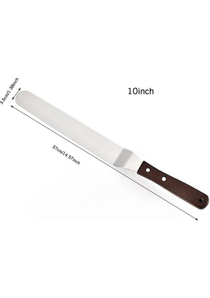 Spatula 10 Inç 37CM Tarzı 4 Renk 11 "döner Döner Plaka Dekorasyon Kek Döner Tabla Mutfak Teşhir Standı Kek Döner Plaka Dekor Standı Beyaz (Yurt Dışından)