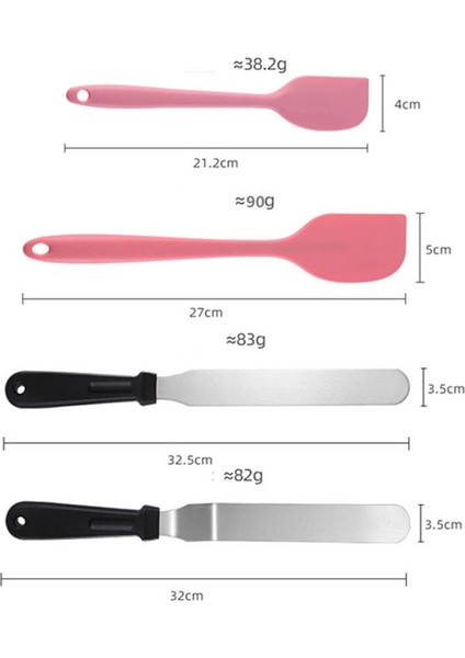 E 15 Adet Tarzı Dıy Tava Pişirme Araçları Pasta Döner Tabla Seti Kek Süsleme Aksesuarları Plastik Hamur Bıçağı Krem Nozullar Kek Standı Döner Tabla (Yurt Dışından) modelleri