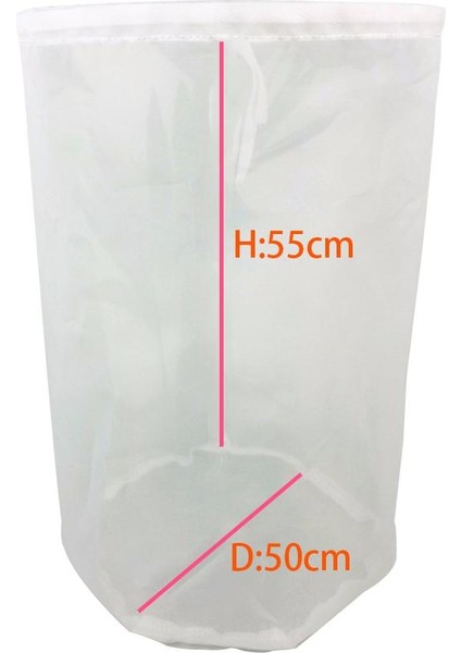 D50CM Y55CM Stili 8 Boyutları Ev Bira Bira Şarap Filtre Torbası Çay Kuruyemiş Meyve Suyu Süt Naylon Net Filtre Torbası Net Filtre Yeniden Kullanılabilir Çay Kahve Araçları (Yurt Dışından)