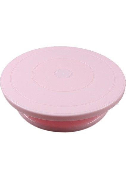 Pembe Stil Dıy Tava Pişirme Araçları Plastik Kek Araçları Döner Tabla Döner Plastik Hamur Bıçağı Kek Dekorasyon Kremalı Kek Standı Döner Tabla (Yurt Dışından)