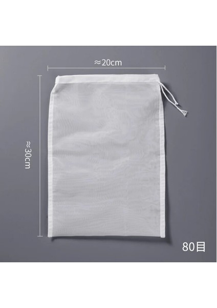 80MESH Stili cm Gıda Sınıfı Naylon Filtre Torbası Somun Süt Yeniden Kullanılabilir Süt Torbası Örgü Naylon Tülbent Kahve Naylon Filtre Torbaları Süzgeç Mutfak (Yurt Dışından)
