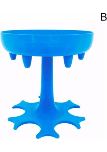 Mavi Stil 6 Shot Cam Dispenser Tutacağı Içecek Partisi Için Viski Bira Sebili Içme Oyunları Bar Kokteyl Hızlı Dolum Aracı (Yurt Dışından)