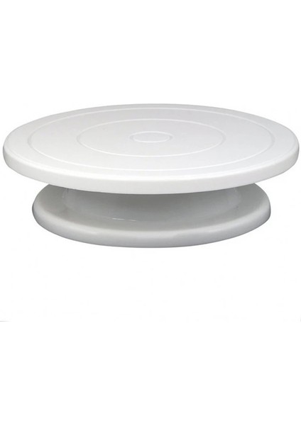 Mavi Stil 28CM Pasta Döner Tabla Plastik Kek Döner Tabla Kaymaz Yuvarlak Kek Pikaplar Standı Kek Dekorasyon Pişirme Araçları (Yurt Dışından) fiyatları